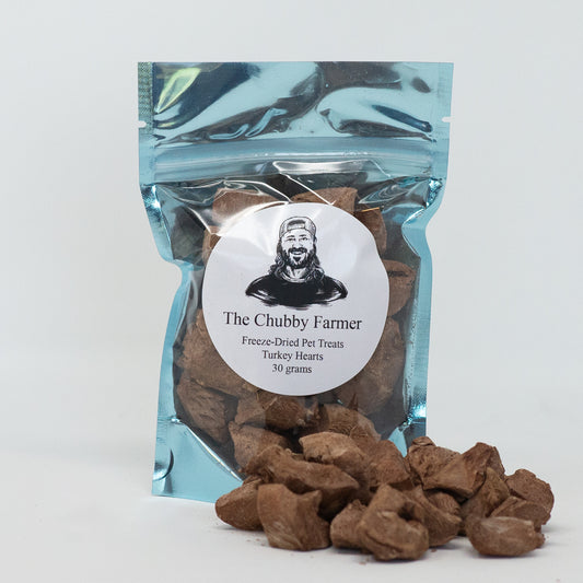 Turkey Heart - Freeze-Dried Pet Treats - 30 grams