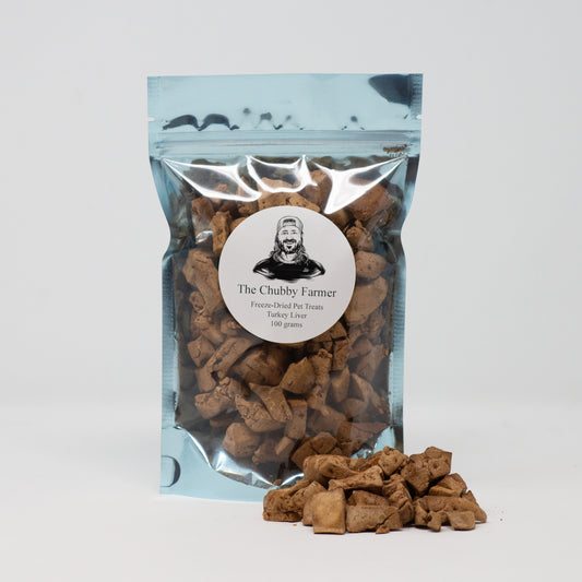 Turkey Liver - Freeze-Dried Pet Treats - 100 grams