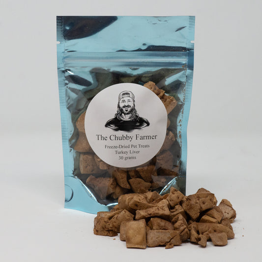 Turkey Liver - Freeze-Dried Pet Treats - 30 grams