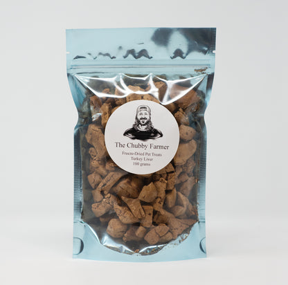 Turkey Liver - Freeze-Dried Pet Treats - 100 grams